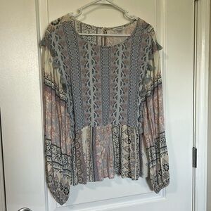 Long sleeved blouse